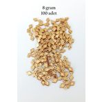 Royaleks RT-RYL-BN24099-03-8 Oya Abiye Bileklik Kolye Pleksi Metalik Plastik Pul Altın Renk 8 Gram 100 Adet - Bnc476