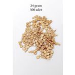 Royaleks RT-RYL-BN24099-25-24 Oya Abiye Bileklik Kolye Pleksi Metalik Plastik Pul Altın Renk 24 Gram 300 Adet - Bnc558