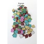 Royaleks RT-RYL-BN24099-26-8 Oya Abiye Bileklik Kolye Pleksi Plastik Pul Karma Renk 8 Gram 130 Adet - Bnc499