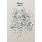 Royaleks RT-RYL-BN24100-6-24 Oya Abiye Bileklik Kolye Pleksi Metalik Plastik Pul Gümüş Renk 24 Gram 285 Adet - Bnc565