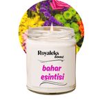 Royaleks RT-RYL-HMR24443 Doğal Özel Seri Kokulu Dekoratif Kavanoz Mum 210 Cc - Bahar Esintisi - Ryl