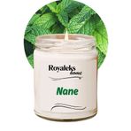 Royaleks RT-RYL-HMR24445 Doğal Özel Seri Kokulu Dekoratif Kavanoz Mum 210 Cc - Nane Esansı - Ryl
