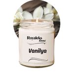 Royaleks RT-RYL-HMR24454 Doğal Özel Seri Kokulu Dekoratif Kavanoz Mum 210 Cc - Vanilya - Ryl