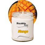 Royaleks RT-RYL-HMR24457 Doğal Özel Seri Kokulu Dekoratif Kavanoz Mum 210 Cc - Mango Esansı - Ryl