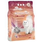 Royalist 10 lt İnce Taneli Bebek Pudralı Tozsuz Topaklanan Kedi Kumu
