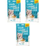Royalist Creamy Snack – Kedi Ödül Maması (4+1) Üçlü Paket - TON BALIKLI