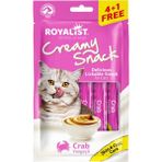 Royalist Creamy Snack – Kedi Ödülü (4+1) Kedinizin Vazgeçemeyeceği Lezzet! - YENGEÇLİ SCİN & COAT CARE