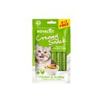 Royalist Creamy Snacky,kedi Kreması, Sıvı Ödül Maması Tavuk & Deniz Taraklı Liquid Jel 5 Adet 15 Gr