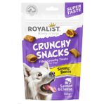 Royalist Crunchy Snacks Somon ve peynir aromalı – Doldurulmuş Köpek Ödül Bisküvileri (100g)