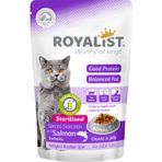 Royalist ROYALİST SOMONLU KISIR KEDİ KONSERVESİ POUNCH 85 GR - YAŞ KEDİ MAMASI