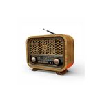 ROYALTREND Ahşap Görünüm Nostalji Radyo,Nostalji Eskitme Nostaljik Radyo
