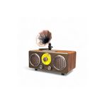ROYALTREND Gramafon Görünüm Ahşap Nostalji Radyo,Bluetooth Özellikli Gramafon Nostaljik Radyo