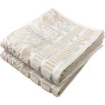 Royam 2 Li Yoncagül %100 Pamuk Kadife Extra Yumuşak El Yüz Havlusu - 45 x 85 cm - Bej