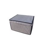 Royam Maxi Çok Amaçlı Saklama Kutusu Kutu Hurç Organizer Oyuncak Kutusu Hurç Çizgi Desen 40x50x30