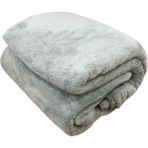Royam Mevsim Home Çift Kişilik Wellsoft Polar Battaniye 200 x 220 - 200 x 220 cm - Gri