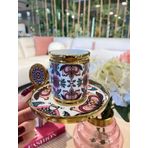 Royking Ricamo 6lı Kahve Fincan Takımı PEMBE-SOMON BKY 001