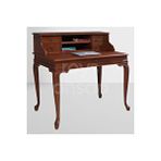 Roys Ahşap 5216 110x70x103 cm Çekmeceli Lükens Raflı Ceviz Ofis Çalışma Masası