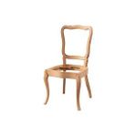 Roys Ahşap Ahşap 5600 Masif Ham Country Sandalye Kahverengi