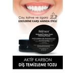 Royues Diş Beyazlatma Tozu - Siyah Aktif Karbon Diş Tozu - Activated Teeth Whitening Powder - 40gr