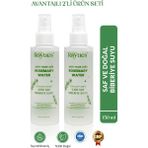 Royues Royties Biberiye Suyu 2 Li Set - Dökülme Karşıtı Besleyici Saç Toniği Tüm Cilt Tipleri İçin 300 ml