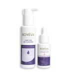 ROYÉVA Akne Karşıtı 2'li Cilt Bakım Seti, Salisilik Asit ve Niacinamide Temizleme Jeli, Zinc PCA Niacinamide Serum, Yağlı Ciltler için