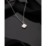 Roza Silver 925 Ayar Beyaz Sedef Taşlı Rodyum Van Cleef Yonca Gümüş Kolye