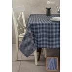Rozet Tekstil Çok Amaçlı Sofra Bezi Piknik Örtüsü Pötikare Pamuklu Dertsiz Masa Örtüsü (170 x 170 Cm) - Siyah - Beyaz