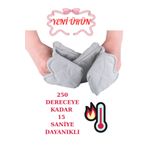 ROZET TEKSTİL Crab Isı Yalıtımlı Isı Geçirmeyen Kumaş Fırın Tutacağı Tencere Tepsi Tutamaç 2 Adet Silikon değil