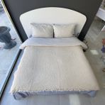 Rozet Tekstil Müslin Yatak Örtüsü/Pike 4 Katlı - 240 x 230 cm - Ekru
