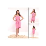 ROZET TEKSTİL Pembe Peştamal Sultan Desen PEMBE 100 x 180