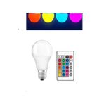ROZIA Renk Değiştiren - Led Ampul - 9w Rgb - Uzaktan Kumandalı Led Ampul Renkli Ampül Rgb_led