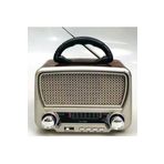 ROZIA Rozıa Retro Radyo FM/AM/SW Antika Tarzı, Düğmeli Nostaljik Radyo YG-1184BT 4321
