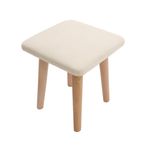 ROZİTOYS Ahşap Çocuk Makyaj Masası ve Taburesi, Aynalı Makyaj Masası Seti, Oyuncak Rol Yapma ve Evcilik Seti, Kız Çocuk 3 Yaş+ (sadece tabure)