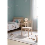 ROZİTOYS Montessori Çocuk Ahşap Etkinlik Masası Sandalyesi