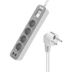 Roztom Vea VE-NOVA104U A Class 4lü 2 Usbli Anahtarli 1.5 Metre Akim Korumali Grup Priz (Made In