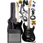 RPH-30BK-50AMP Elektro Gitar Seti 50 WATT Bluetooth Şarjlı Amfi Kulaklık Full SET