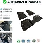 Rptech Chevrolet Cruze Hb 2012 4d Havuzlu Üniversal Yeni Nesil Paspas Siyah Gold Seri