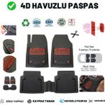Rptech Renault Clio 2000 2/n S1 Model 4d Havuzlu Kırmızı Paspas
