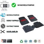 Rptech Toyota Corona 1994 Yeni Ürün Havuzlu Üniversal Paspas Siyah Kırmızı