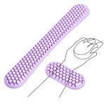 RQUOIRE Klavye Bilek Dinlenme Seti, Klavye ve Fare için Ergonomik Bilek Pedi. Yumuşak Silikon Bilek Dinlenme Yazma Bilek Ağrısını Azaltır, Ofisler, Evler, Oyunlar, Dizüstü Bilgisayarlar ve Bilgisayarlar için