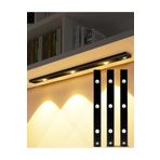 RRULTECH 3 Adet 40cm Harekete Duyarlı Led Sensörlü Usb Şarj Dim Edilebilir Taşınabilir Mutfak, Dolap, Tezgah