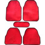 Rs Auto Aksesuar Universal Seat Toledouyumlu Kırmızı Renk Ekonomik Oto Halı Paspas