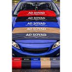 RS JANTİ STORE Kişiye Özel Oto Ön Göğüs Havlusu | Torpido Havlusu İsim Baskılı Kumaş Ön Konsol Koruyucu