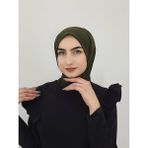 R&S Modibone Cıtcıtlı Hazır Eşarp Şal Hijap Haki Renk