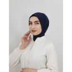 R&S Modibone Cıtcıtlı Hazır Eşarp Şal Hijap Lacivert Renk