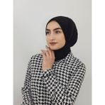 R&S Modibone Cıtcıtlı Hazır Eşarp Şal Hijap Siyah Renk
