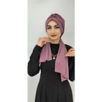 R&S Modibone Tesettür Yüzücü Tasarım Bone ( Deniz Ve Havuz Bonesi ) Mayo Üstü Uyumlu Leylak