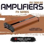 RS-PX1300.5D 5 Kanal Amfi Hem Bas Hem Hoparlör Tek Amfi