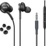 RS Traders Samsung AKG Kulaklık Stereo Kulaklıklar 3,5 mm Samsung Galaxy S10 S10e S9 S8 Plus A31 A71 Kablolu Kulaklık - AKG tarafından tasarlanmıştır - Mikrofon ve Ses Düğmeleri (Siyah)