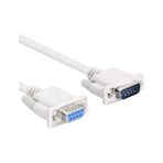 RS232 db9 dişi erkek seri com kablo 9 pin D/E data kablosu 2m